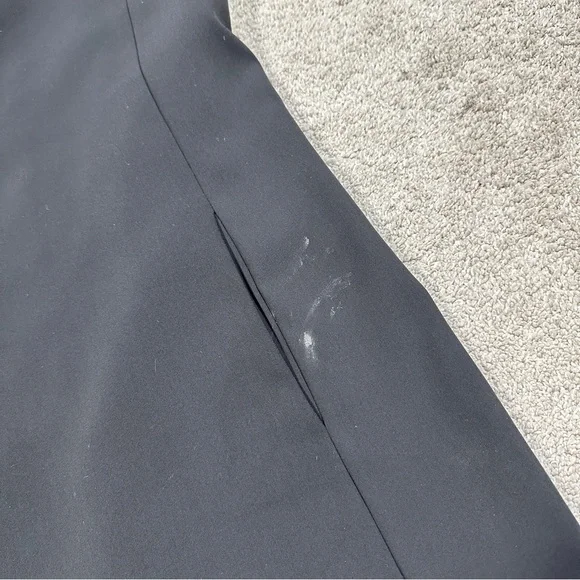 Chico’s Women’s Ruched Sleeve Blazer Open Front Lined Office in Black 2/US 12 - Picture 13 of 14